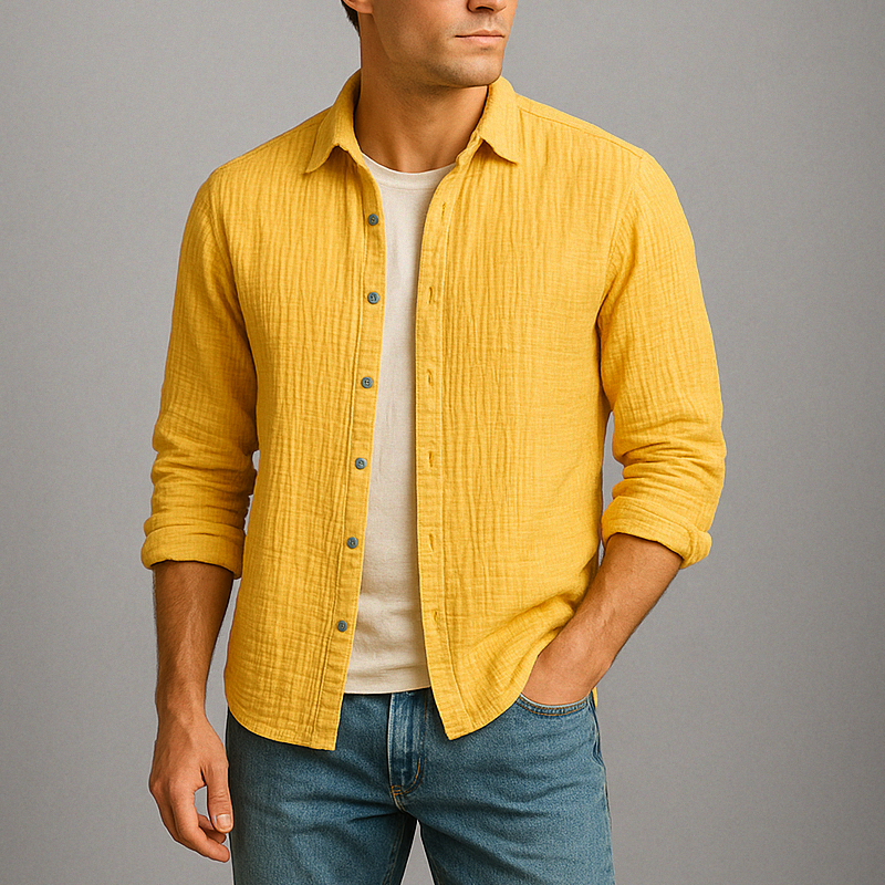 Monterra™ | Cotton Button-Up Shirt