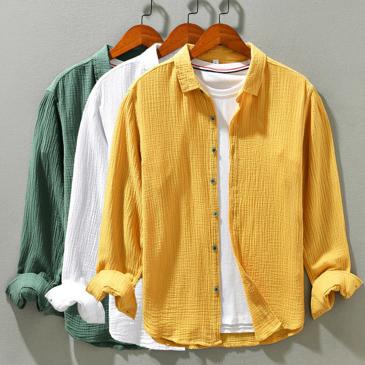 Monterra™ | Cotton Button-Up Shirt
