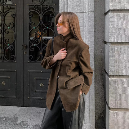 Vermara™ | Suede Blazer