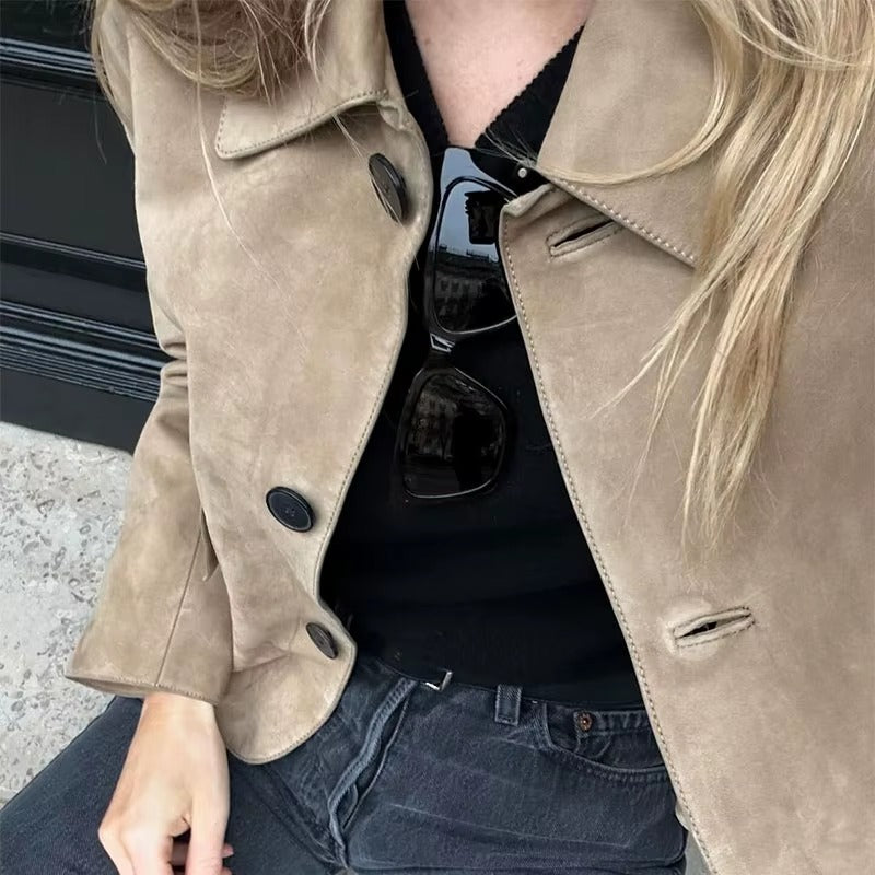 Vermara™ | Suede Blazer